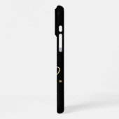 Coque iPhone 16 Pro Max Holly Jolly | Élégant script de faux or (Côté gauche)