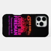 Coque iPhone 16 Pro Max Hommage à un pompier (Verso Horizontal)