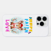 Coque iPhone 16 Pro Max Hope Faith Love (Verso Horizontal)