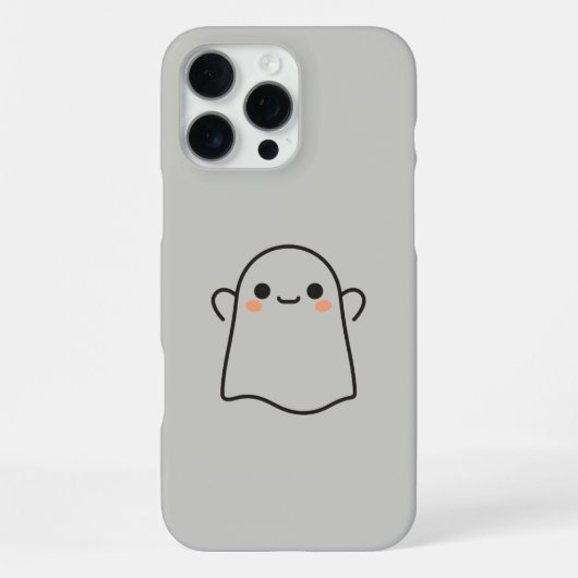 Coque iPhone 16 Pro Max Housse de téléphone Kawaii effrayante pour iPhone (Verso)