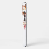 Coque iPhone 16 Pro Max Housse iPhone aquarelle boho feuille plume indienn (Côté gauche)