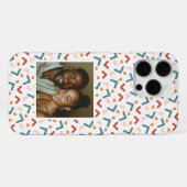 Coque iPhone 16 Pro Max Idées de cadeaux de Noël originaux Memphis Pattern (Verso Horizontal)