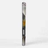 Coque iPhone 16 Pro Max Illusion d'optique abstrait 3D fractal avec profon (Côté droit)