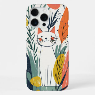 Coque iPhone 16 Pro Max Illustration de chat mignon adorable