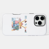 Coque iPhone 16 Pro Max Illustration de souvenirs d'école secondaire avec (Verso Horizontal)