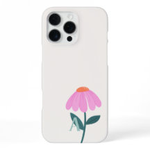 Illustration d'initiale de monogramme rose Daisy