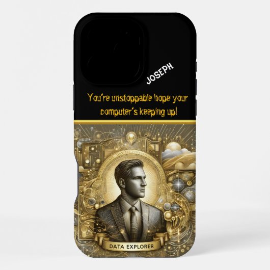 Coque iPhone 16 Pro Max Illustrations créatives de données probantes (Verso)