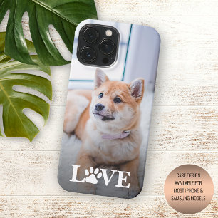 Coque iPhone 16 Pro Max Image personnalisée d'amour de cœur d'empreinte de