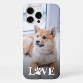 Coque iPhone 16 Pro Max Image personnalisée d'amour de cœur d'empreinte de (Verso)