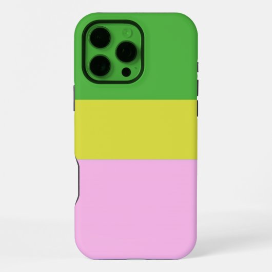 Coque iPhone 16 Pro Max image trois couleurs art (Verso)