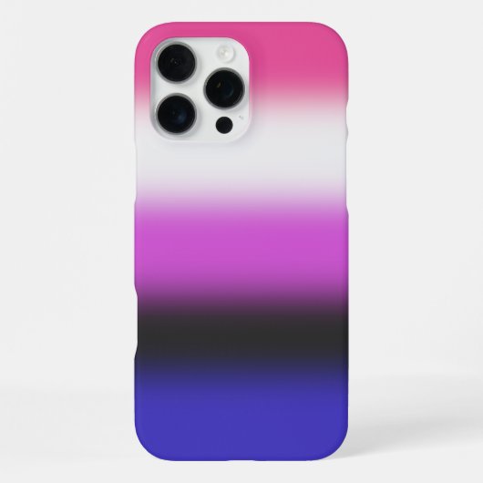 Coque iPhone 16 Pro Max Indicateur Genderfluide Gradient - Indicateur Gend (Verso)