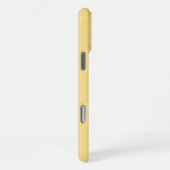 Coque iPhone 16 Pro Max initiales de nom en monogramme jaune et blanc (Côté droit)