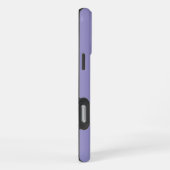 Coque iPhone 16 Pro Max initiales du nom du monogramme violet clair (Côté droit)
