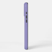 Coque iPhone 16 Pro Max initiales du nom du monogramme violet clair (Côté gauche)