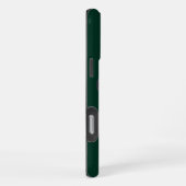 Coque iPhone 16 Pro Max Initiales Monogramme Vert Foncé Moderne Contempora (Côté droit)