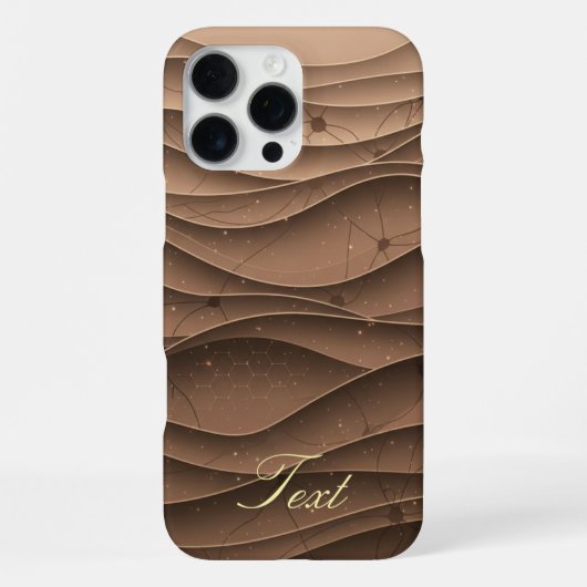 Coque iPhone 16 Pro Max iPhone 16 pro Personnalisé Desert Titanium Design (Verso)