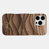 Coque iPhone 16 Pro Max iPhone 16 pro Personnalisé Desert Titanium Design (Verso Horizontal)