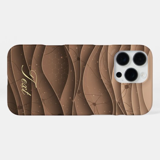 Coque iPhone 16 Pro Max iPhone 16 pro Personnalisé Desert Titanium Design (Verso Horizontal)