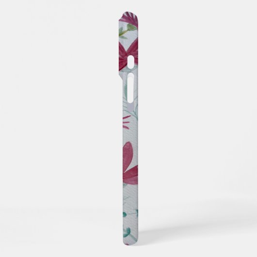 Coque iPhone 16 Pro Max iPhone flowers botanical case (Côté gauche)