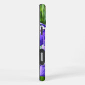 Coque iPhone 16 Pro Max Iris Floraux Violets (Côté droit)