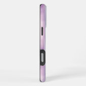 Coque iPhone 16 Pro Max Iris rayures crème violet   (Côté droit)