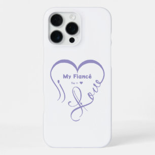 Coque iPhone 16 Pro Max J'aime mon fiancé • Vous = ♥ 🫳🏻💍