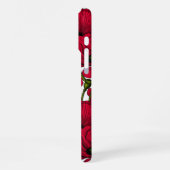 Coque iPhone 16 Pro Max jardin de coquelicots rouges 2 (Côté gauche)