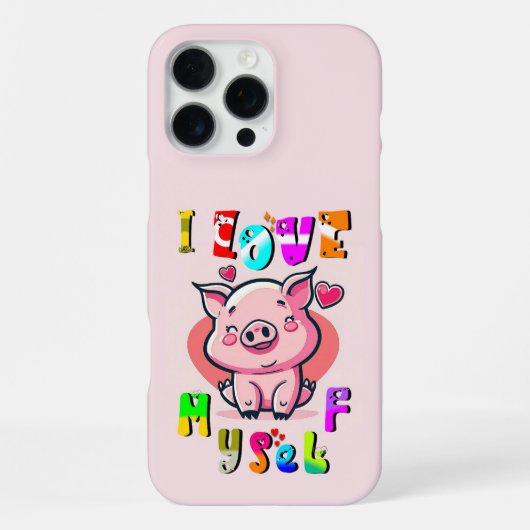 Coque iPhone 16 Pro Max Je M'Aime (Verso)