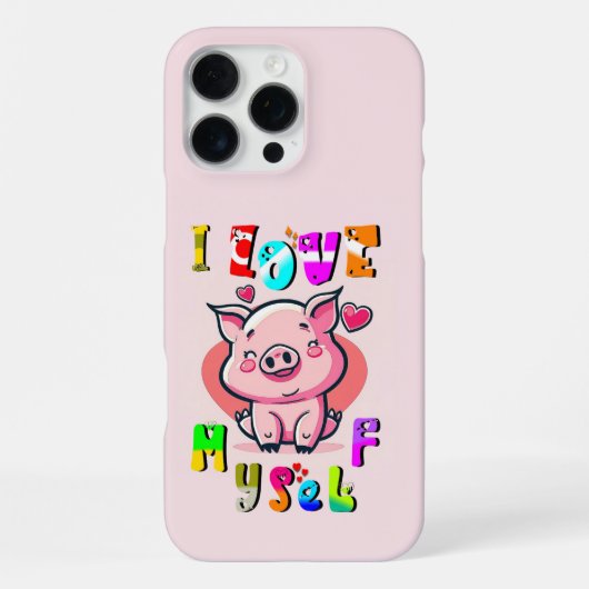 Coque iPhone 16 Pro Max Je M'Aime (Verso)