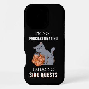 Coque iPhone 16 Pro Max Je ne proteste pas Je fais des quêtes latérales II