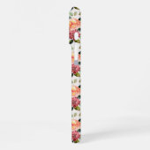 Coque iPhone 16 Pro Max Jolies Fleurs Roses | Monogramme Initiale (Côté gauche)