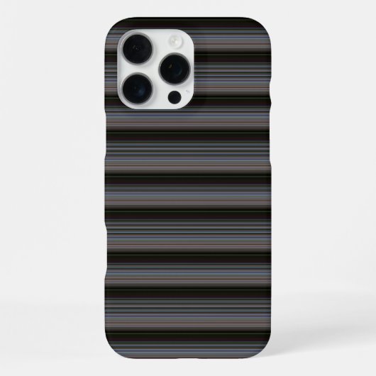 Coque iPhone 16 Pro Max Jolies rayures rétro modernes (Verso)