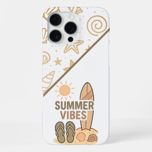 Coque iPhone 16 Pro Max Jours avant la plage (Verso)