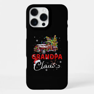 Coque iPhone 16 Pro Max Joyeux Noël campeur Santa Camping Camion Famille