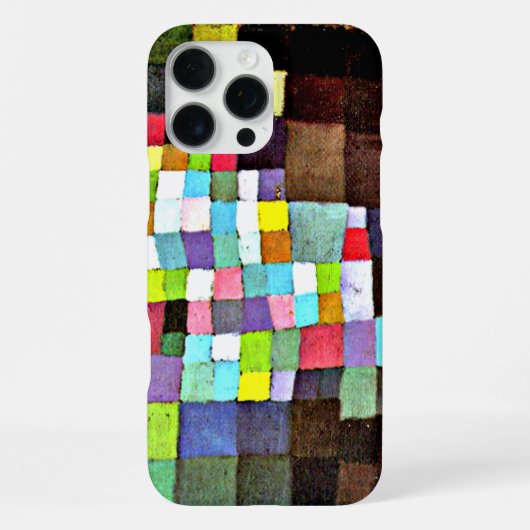Coque iPhone 16 Pro Max Klee - Abstraction avec référence à l'arbre en fle (Verso)