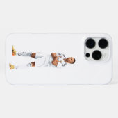 Coque iPhone 16 Pro Max Kylian Mbappe - Real Madrid (Verso Horizontal)