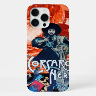 Coque iPhone 16 Pro Max LA CORSAIRE NOIRE /Bataille de navires pirates en