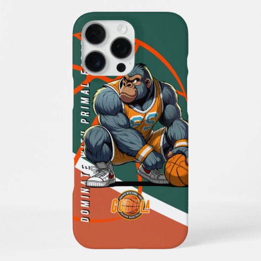 Coque iPhone 16 Pro Max La force primordiale du Basketball | (Verso)