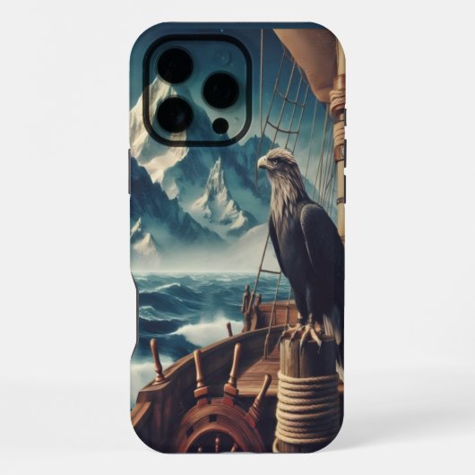 Coque iPhone 16 Pro Max La Guette de l'Aigle (Verso)