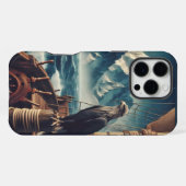 Coque iPhone 16 Pro Max La Guette de l'Aigle (Verso Horizontal)