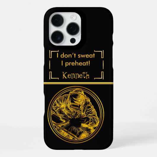 Coque iPhone 16 Pro Max La précision du soudeur (Verso)