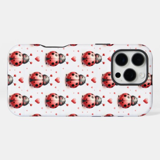 Coque iPhone 16 Pro Max Ladybug Love (Verso Horizontal)