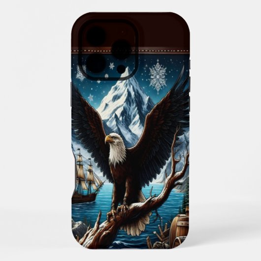 Coque iPhone 16 Pro Max L'Aigle regarde la mer (Verso)