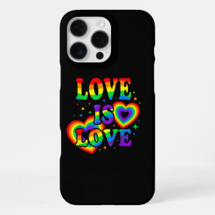 Coque iPhone 16 Pro Max L'amour LGBTQ est l'amour Fierté gay Drapeau arc-e