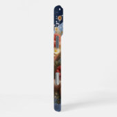 Coque iPhone 16 Pro Max Lapin de Pâques en fleurs (Côté droit)