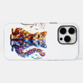 Coque iPhone 16 Pro Max Le Chat à l'Éclat Vibrant (Verso Horizontal)