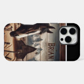 Coque iPhone 16 Pro Max Le cheval de ferme de Brian (Verso Horizontal)