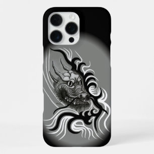 Coque iPhone 16 Pro Max Le dragon chinois à la toiture de tatouage