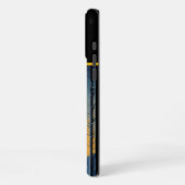 Coque iPhone 16 Pro Max Le loup solitaire hurle à la lune (Côté gauche)
