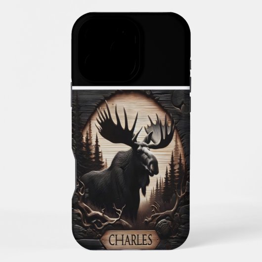 Coque iPhone 16 Pro Max Le Moosewood de Charles (Verso)